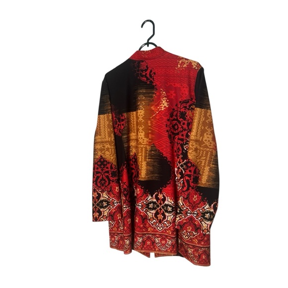 Chicos Printed statement Blazer NWT sz 4 - Picture 7 of 11